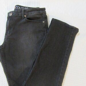Ladies Black Stretch Jeans Candy Couture Size 11